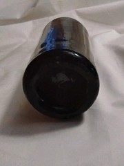 Brown Glass Wine Bottle Collectible Dark Glass Decorative Display Piece