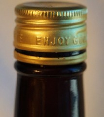 Vintage, Lejon Vin Kafe Grape Wine, Brown Glass Bottle with Cap, 4/5 QT, Empty