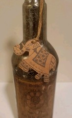 Louisville St. Julienne No. 12 Rue De La Franche Paris Empty Wine Bottle