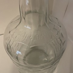 Vintage MOGEN & DAVID 1 GALLON Clear GLASS WINE BOTTLE With Lid – Star Of David