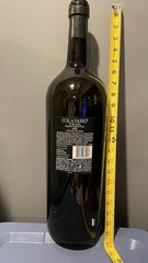 Large 5 Liter 2005 Banfi Col Di Sasso Glass Wine Bottle 21” Tall ( 110mm ) Italy