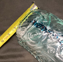 Melted Slumped Wine Bottle, Large, unusual item – ships free