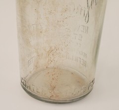 Garrett & Co. Inc. Virginia Dare Wine Bottle New York USA Clear Glass 1 5/8 PTS.