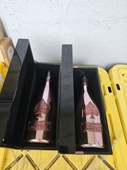 2 EMPTY ACE OF SPADES GOLD(ARMAND DE BRIGNAC)1.5 LT MAGNUM BOTTLE WITH BOX Rose