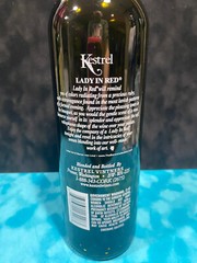 Kestrel – Drop Dead Red / Lady in Red 8th Edition Wine Bottle (Empty)