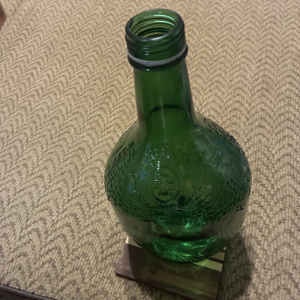 Vtg United Vintner&rsquo;s 4555 1/2 Gallon Green Glass Bottle Established-Asti-1881
