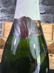 24 Inch Display Bottle W/ Crate Martini Asti Spumante Rossi Champagne Empty NOS