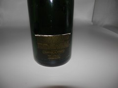 Vintage 1985 Perrier Jouet Fleur De Champagne Bottle Hand Painted Empty Bottle