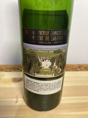 CHateau Pichon Longueville Comtesse De Lalande 1989 Empty Bottle No Cork