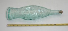 Made Italy Pescevino VTG Fish Shaped Wine Bottle 13&Prime; Nautical Coastal Sea Decor