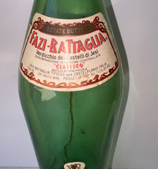 Vtg 1983 Fazi-Battaglia Classico empty Glass Wine Bottle Italy P