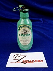 Vintage Lancers Vinho Verde Empty Pull Top Wine Bottle Green and White