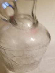 Decorative 1/2 Gallon Grape Wine Bottle Jug Decanter 11&Prime; X 6&Prime;