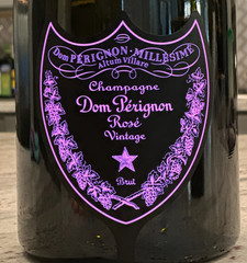 Rare Jerboam Dom Perignon Rose Luminous Pink Light Up 1 Empty Bottle 3L