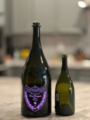 Rare Jerboam Dom Perignon Rose Luminous Pink Light Up 1 Empty Bottle 3L