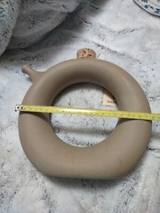 Vintage Rare Hartstone Signed Bisque Ceramic Wine Tote Decanter Wine Chiller 🍷