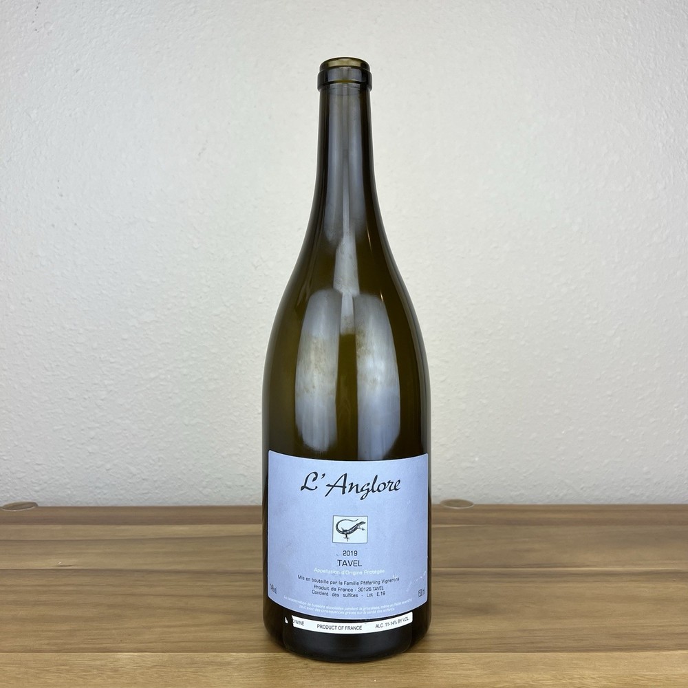Domaine de l&rsquo;Anglore Tavel 2019 French Rose Empty Magnum Wine Bottle (RARE)