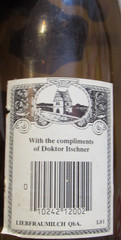 German 1985 Liebfraumilch Rheinhessen Empty 2 Wine Bottle LOT Dark Tower