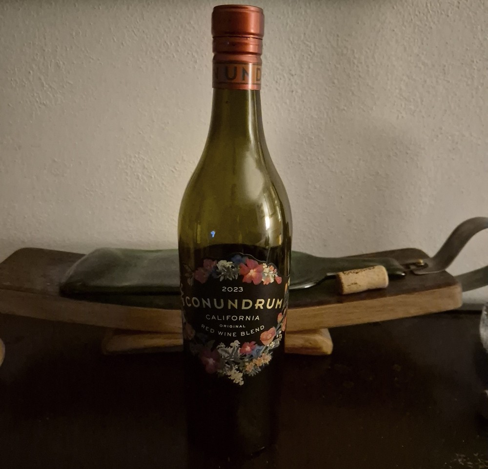Conundrum By Caymus EMPTY Red Wine Bottle 2023
