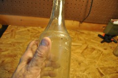 Vintage 4/5s qt Morgan David Wine Bottle, Screw top, No Label. see Pictures