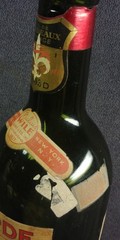 1952 Wine Bottle Tax Stamp Julius Wile Chateau La Garde Claret Louis Eschenauer