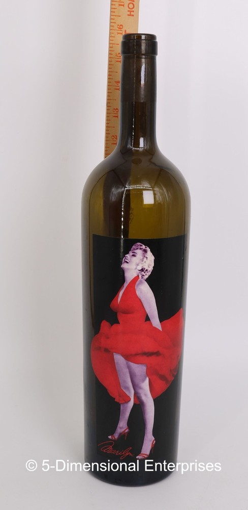 Marilyn Monroe – 2004 RED DRESS Napa Valley Red Wine MAGNUM Empty Bottle 2010