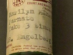 personal prescription pill bottle Hollywood Royalty Marilyn Monroe Rare & Real