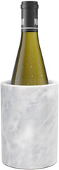White Marble Stone Wine and Champagne Bottle Chiller Cooler – 7&Prime; X 5&Prime; | Elegant