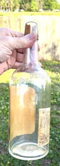 RARE ANTIQUE ORIGINAL  » G $ W MILL FARM  » WHISKEY PAPER LABEL BOTTLE!!