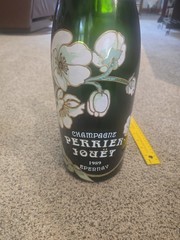 Vintage 3L 1989 Perrier Jouet Champagne Empty Display Bottle Prop Jeroboam 20”