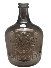 Vidrios San Miguel Bottle Jug Brown Glass Wine Cabernet 3.5 Gallon 16.5” Spain