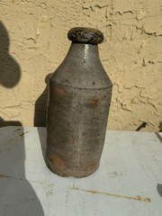 Antique Stoneware Bottle D L Ormsby 1848 Ginger Beer Large Quart? NYC Manhattan