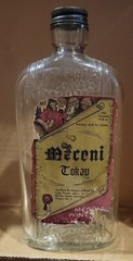 Meconi Tokay Bottled in Detroit MI 4/5 pint Clear Glass Wine Bottle, Il Glass Co