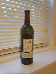 empty bottle of Grand Vin de Chateau Latour 2003