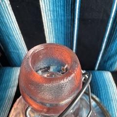 VTG Casadis Milano JUS DE Fruta Pink Wine Decanter 2 LITERS Antique