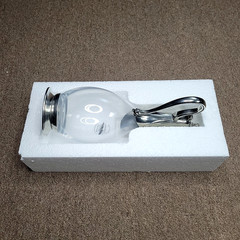Rare Crystal & Pewter Wine Decanter Le Maison de L&rsquo;Etain Hand Blown Italy 1L