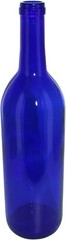 Versatile 750ml Cobalt Blue Wine Bottles – Ideal for Home Winemaking – Set of 12