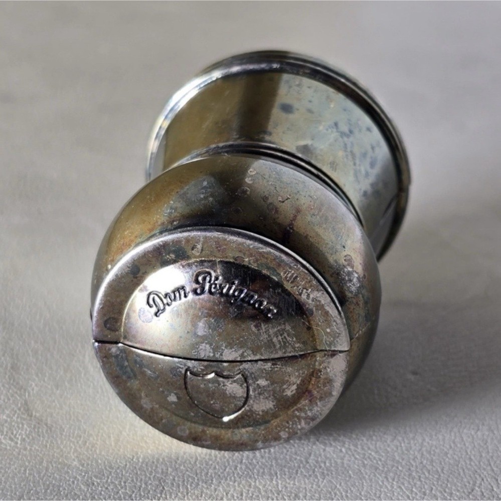 Dom Pérignon Silver Wine Bottle Cap Collectible, 10 available, 100 for 1