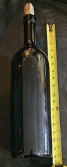 750ml Bordeaux Dark Brown Wine Bottles 750ml capacity Bordeaux With Cork, 18 in