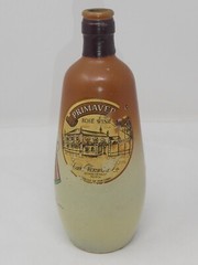 VINTAGE MADEIRA PORTUGAL PAR DE DANCA SOUVENIR ROSE WINE GLASS BOTTLE DECOR