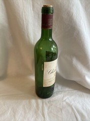 Bordeaux France Chateau Giscours Margaux 1966 Empty Wine Bottle w/Cork(WC12)