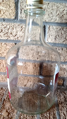 Taylor Red Wine 3 Liter Clear Glass Bottle/Jug With Cap– Empty & Clean
