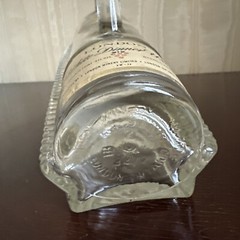 Vtg London Winery White Wine Dinner Ship Shaped Bottle 11.5”