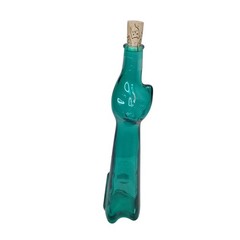 Happy Cat Moselland Green Cat-Shaped Empty Wine Bottle Cork 2024 Rheinhessen