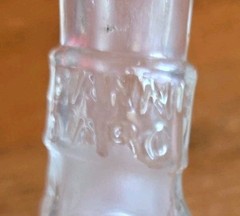 Vtg Jeanne D Arc Glass Hand Made Water/ Wine / Spirit Bottle Depose France