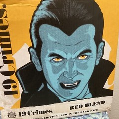 19 Crimes Universal Monsters DRACULA Wine Empty Box