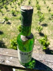 Beringer Cellars Sauterne Wine Bottle 4/5 Pint 1950s