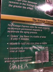 New Vintage Express Aging Accelerator For Whiskey & Wine NEW IN PACKAGE