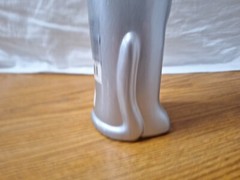 Vtg 2002 Happy Cat Silver Moselland Rheinhessen Riesling Glass Wine Bottle