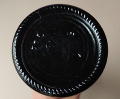 Vintage 1979 Black Tower German White Wine Empty Glass Bottle 750ml